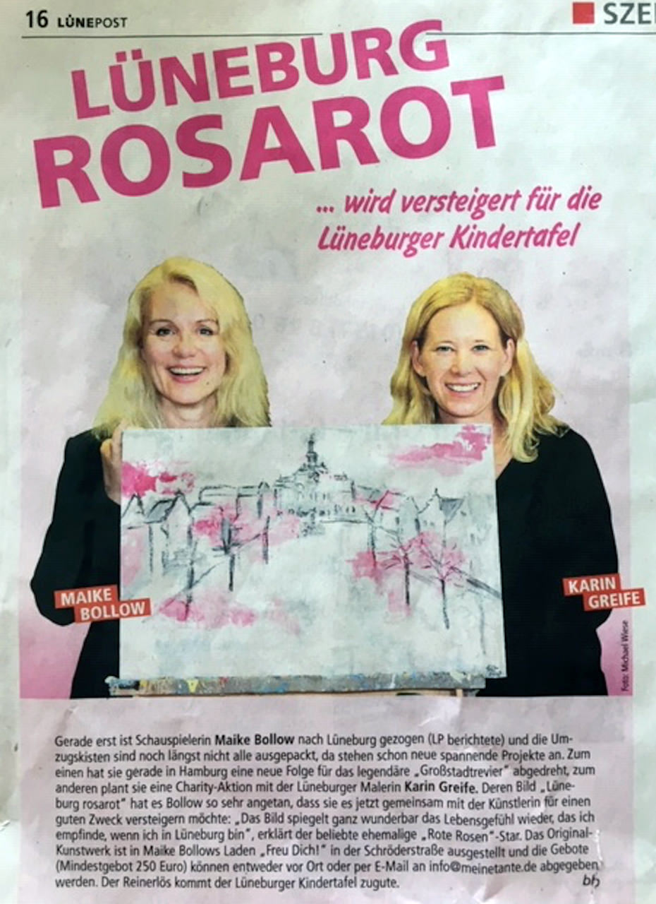 Charity Aktion Maike Bollow und Karin Greife