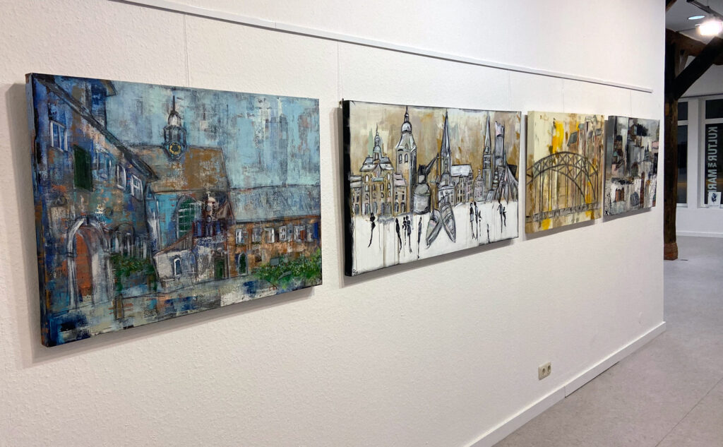 Ausstellung „Kunst erleben“ 2019 mit Werken von Karin Greife