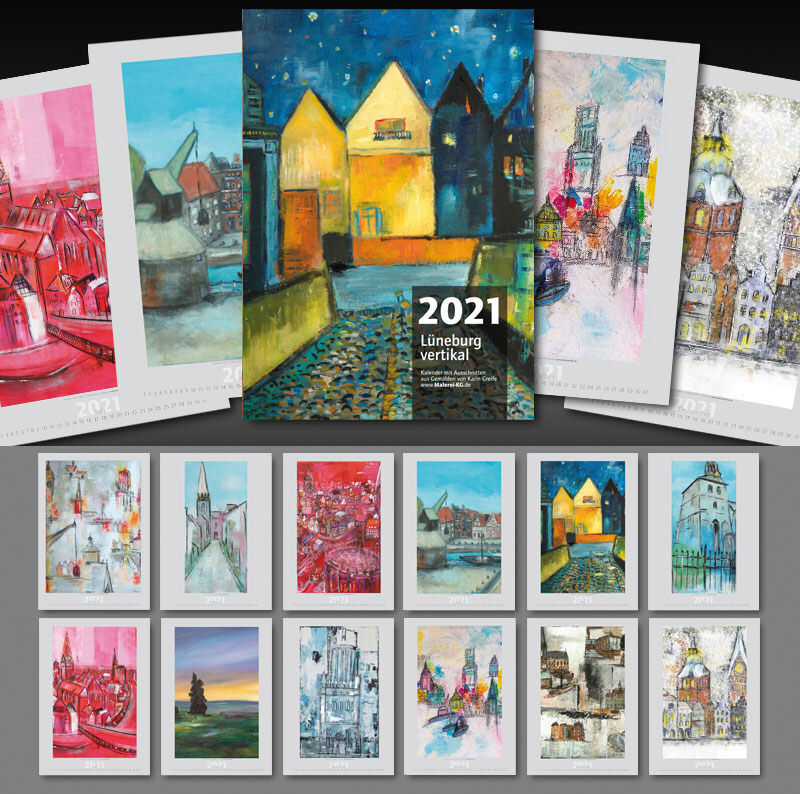Kunstkalender Lüneburg Vertikal 2021