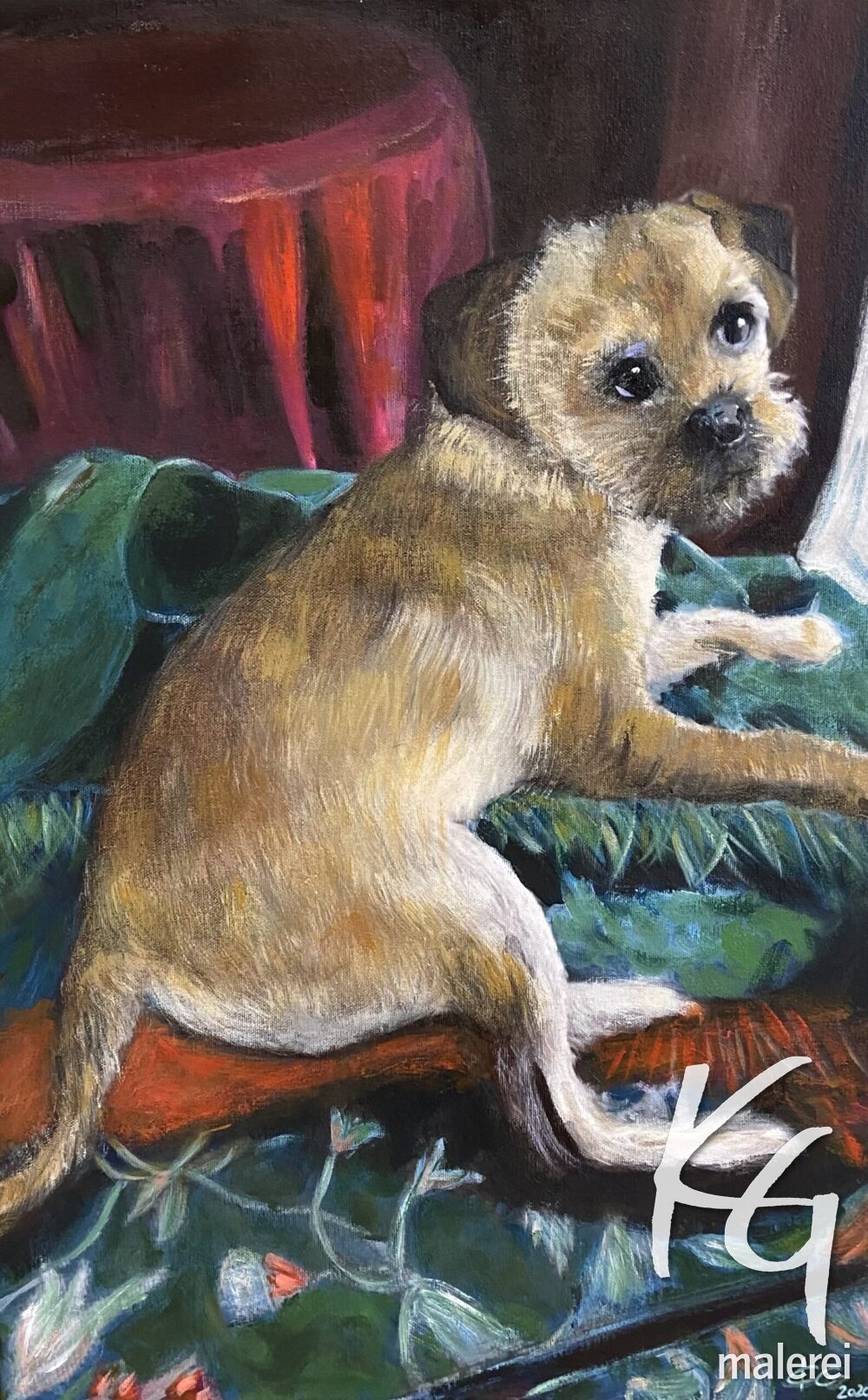 Hundeportraits, Tiermalerei, Karin Greife