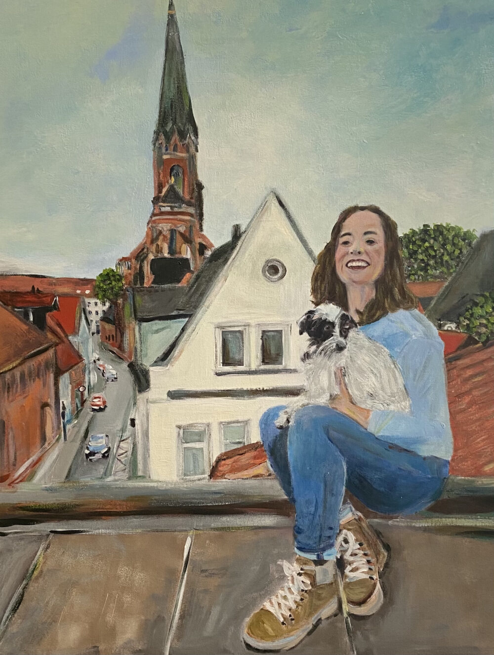 Kate Kitchenham, Gemälde der Lüneburger Künstlerin Karin Greife
