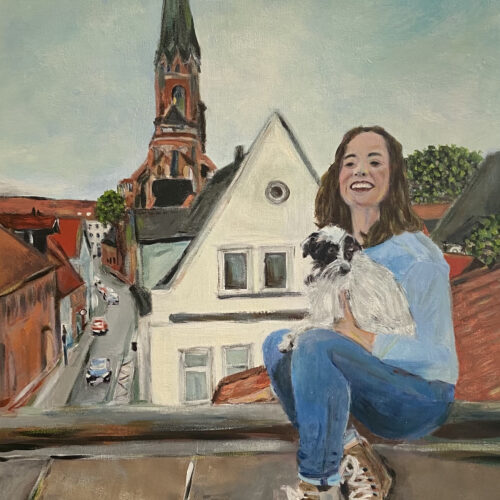 Kate Kitchenham, Gemälde der Lüneburger Künstlerin Karin Greife