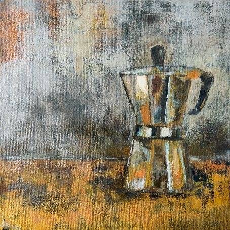 Gemälde "Espresso-Pause"