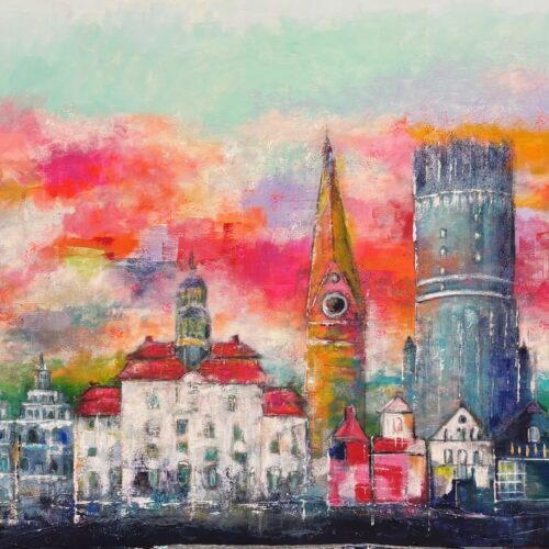 Gemälde "Lüneburg-Panorama"