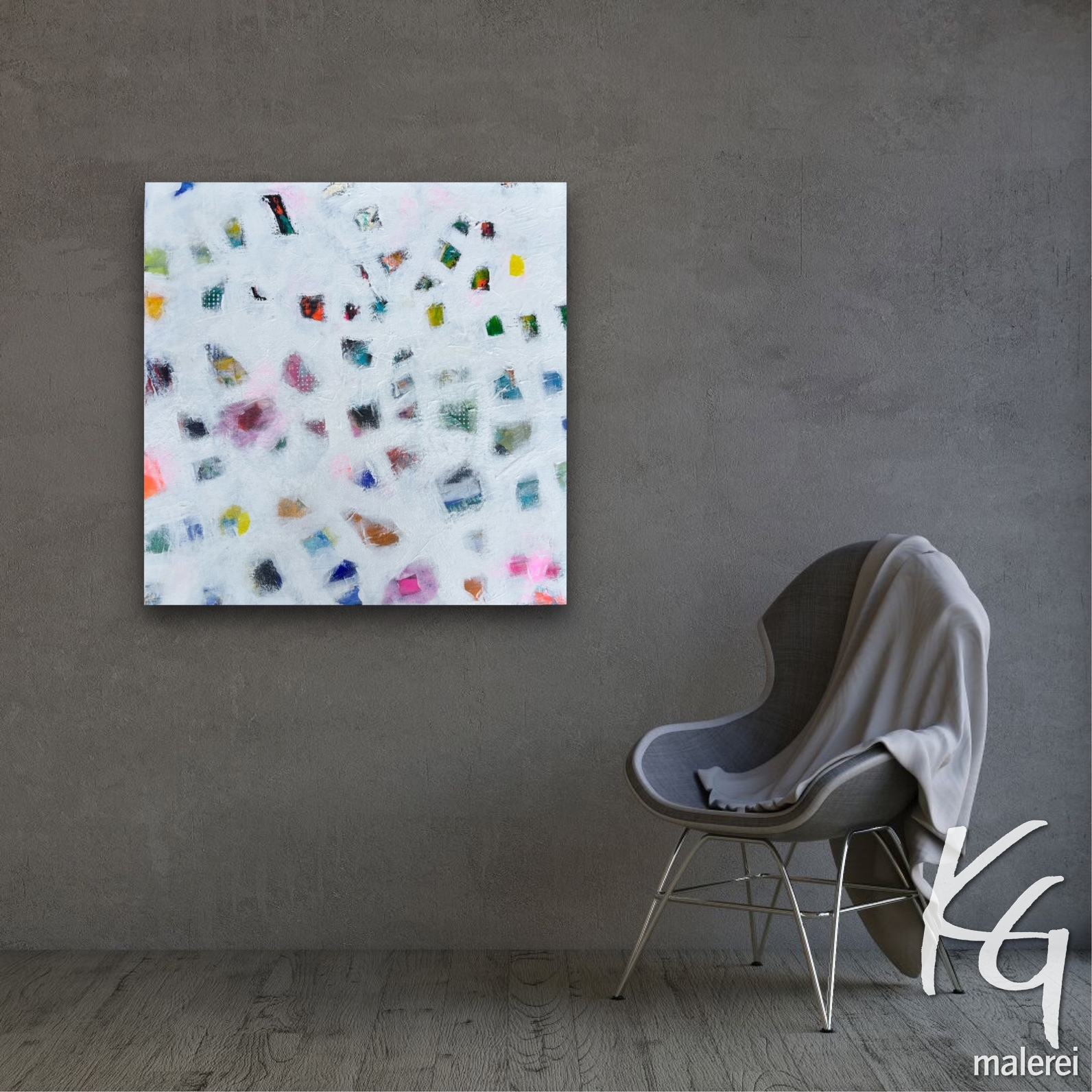 Gemälde "White Noise" – Bild 2