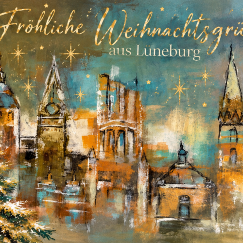 Weihnachtsmotiv "Lüneburg-Weihnachts-Sinfonie im Mondenschein"